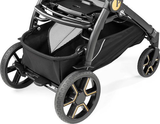 Peg Perego New Book Modular SL Ρυθμιζόμενο Καρότσι 3 σε 1 Kατάλληλο για Nεογέννητο Graphic Gold 12.3kg