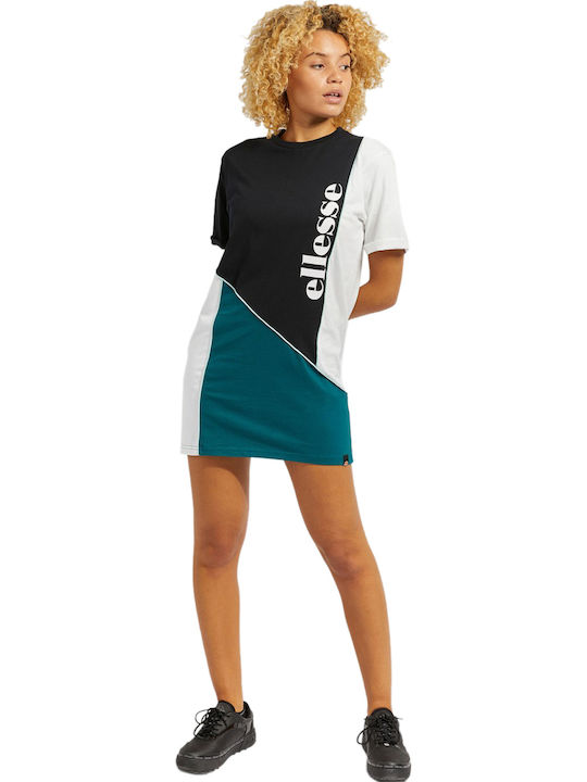 Disflora Καλοκαιρινό Mini Αθλητικό Φόρεμα T-shirt Κοντομάνικο