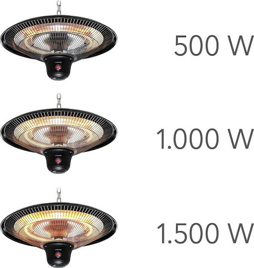 Trotec IR 1500 SC Hanging Electric Mirror Infrared Quartz with Power 1.5kW