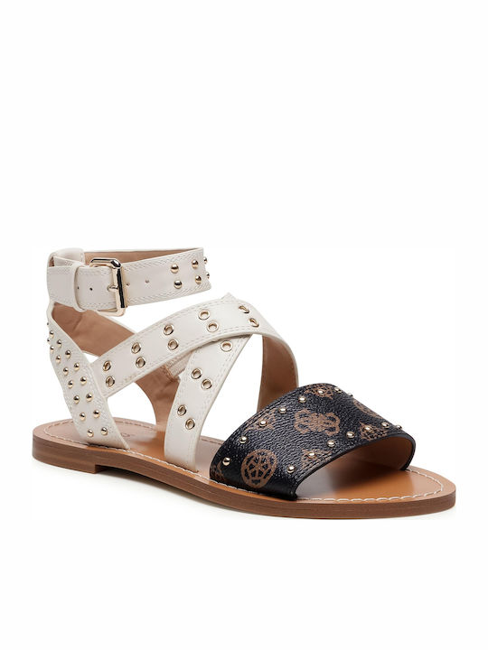 Cevie Leather Women's Flat Sandals