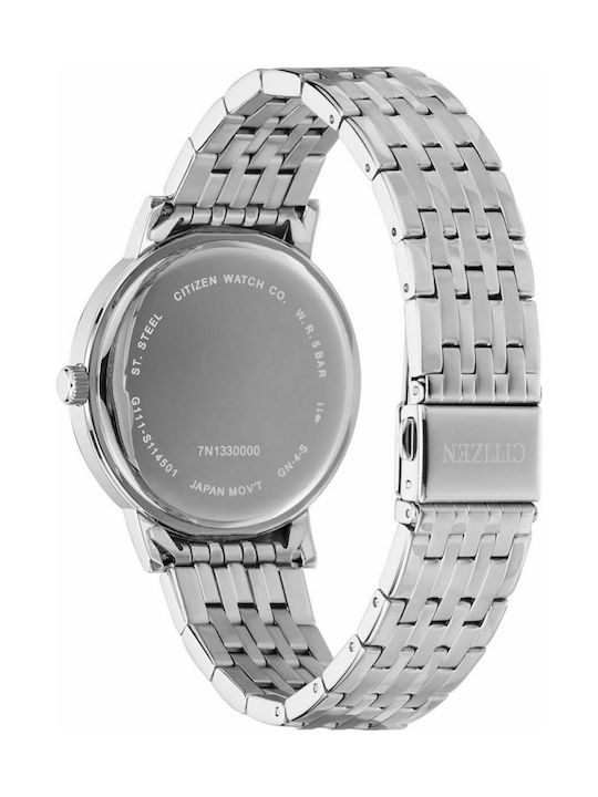 Citizen Watch Battery with Silver Metal Bracelet