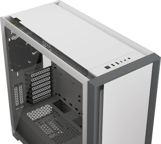 Corsair 5000D Gaming Midi Tower Computer Case with Window Panel White