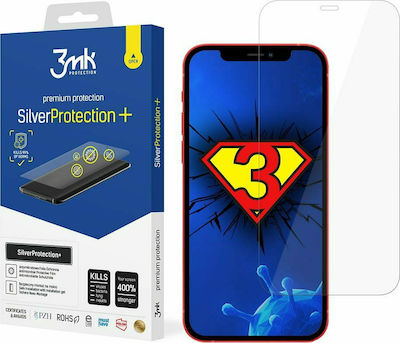 3MK Silver Protection+ Antibacterial Tempered Glass (iPhone 12 / 12 Pro)