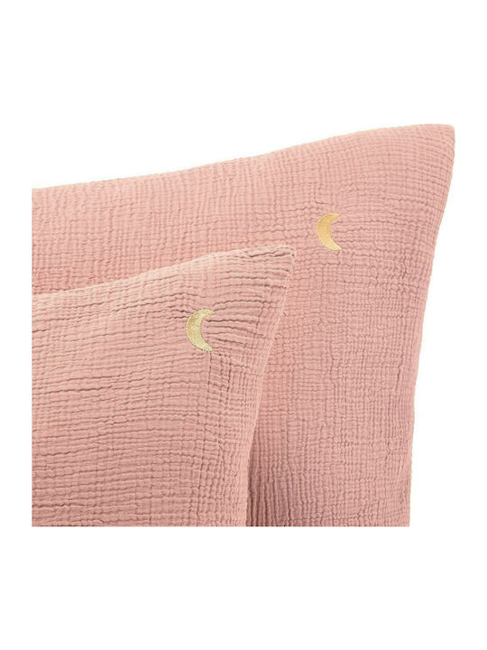 Am.Pm Cuddly Παιδική Μαξιλαροθήκη από 100% Βαμβάκι 65x65εκ. Ροζ
