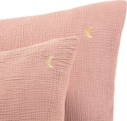 Am.Pm Cuddly Παιδική Μαξιλαροθήκη από 100% Βαμβάκι 65x65εκ. Ροζ