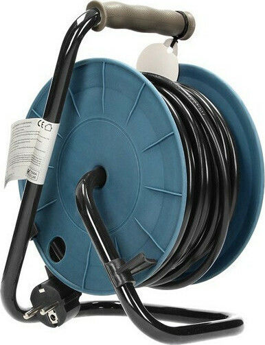 Orno Extension Reel Cord 3 x 1mm²/15m Gray