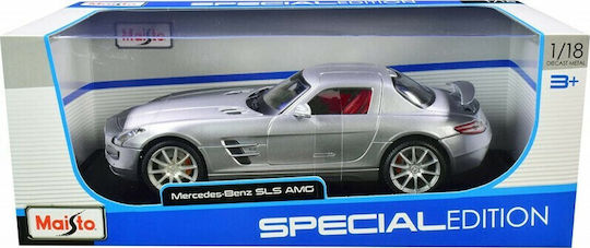 Maisto SLS Silver Metallic Special Edition Toy Car 1:18 for 3++ Years 31389