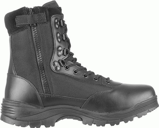 Mil-Tec Στρατιωτικά Αρβύλα Tactical Δερμάτινα Μαύρα