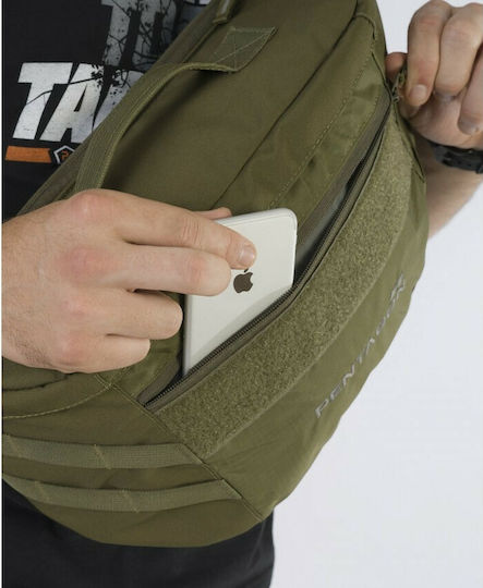 Pentagon Telamon Military Pouch Chest made of Polyester Olive 8.5lt