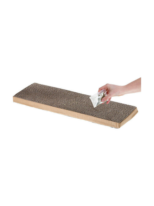 Ferplast Pa 5650 Cat Scratching Post Post Διπλής Όψης με Catnip In Brown Colour 38x12.5x2 cm