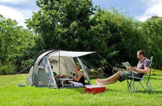 Coleman Coastline 3 Plus Camping Tent Tunnel Green 4 Seasons for 3 People 440x200x150cm