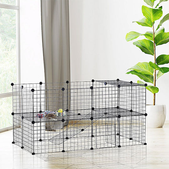 Pawhut Rodent Cage Multifunctional Cage - Pet Training Park 146x73x73cm 146x73x73cm