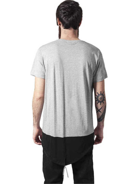 Urban Classics TB1228 Men's Short Sleeve T-shirt Gray