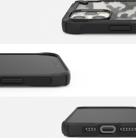 Ringke Fusion X Back Cover Πλαστικό / Σιλικόνης Μαύρο (iPhone 12 Pro Max)