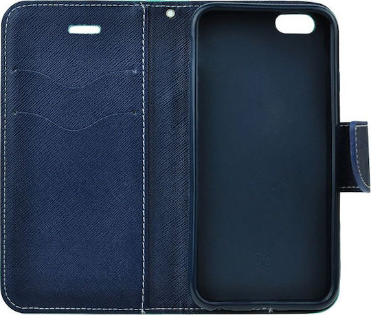 Fancy Wallet Δερματίνης Navy Μπλε (Galaxy A31)