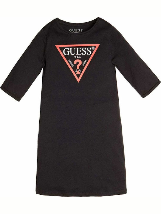 Guess Kids Dress Long Sleeve Black