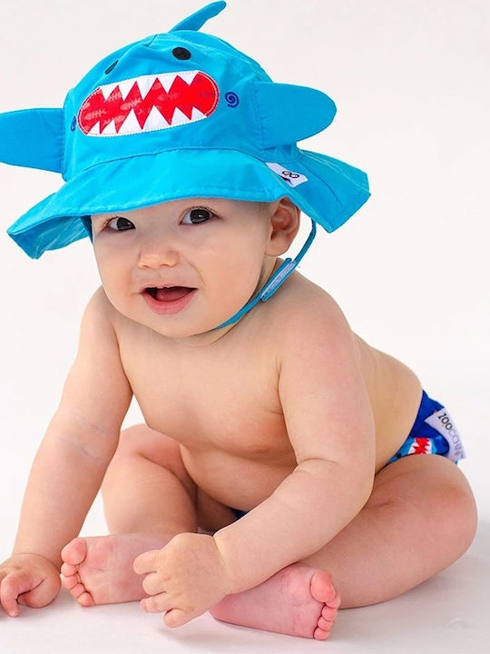 Zoocchini Kids Swimwear Swim Diaper with Hat Blue