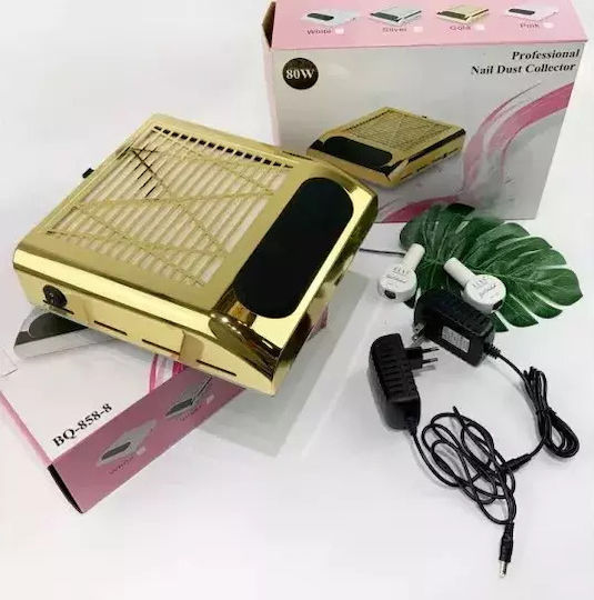 Aspirator de praf pentru unghii 858-8 Gold 80W