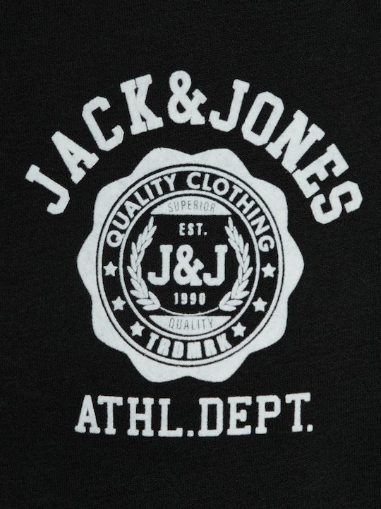 Jack & Jones Παντελόνι Φόρμας με Λάστιχο Μαύρο