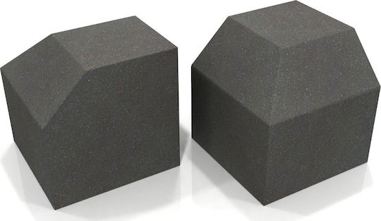 EQ Acoustics Project Cube Bass Trap 2 Pieces 30cm x 30cm x 300mm in Gray Color
