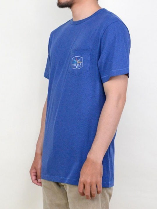 T-shirt Cosmic Garden Upcycled VISSLA blue