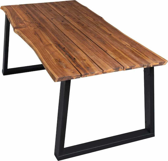 Dining Room Table Natural 170x90x75cm Dining Room Table Natural 170x90x75cm