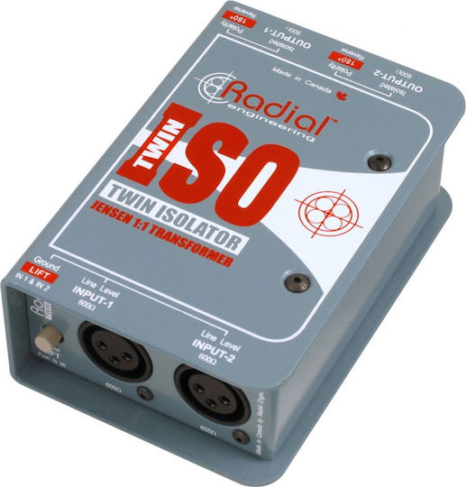 Radial Twin-Iso Παθητικό DI Box 2 Καναλιών
