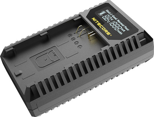 NiteCore Single Battery Charger UCN3 Pro 9060060223 Compatible with Canon