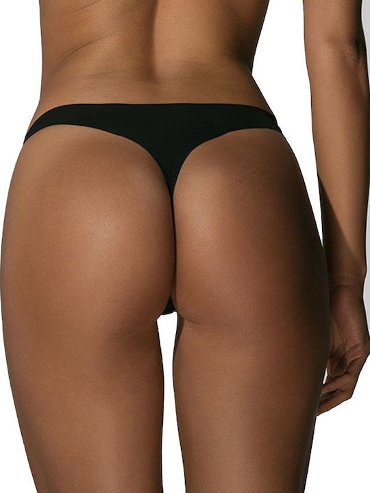 Luna Women's String Seamless Black