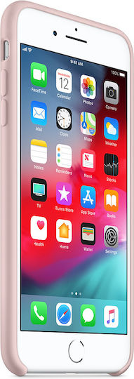 Apple Silicone Case Umschlag Rückseite Silikon Rosa (iPhone 8/7 Plus)