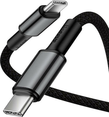 Baseus Cafule Braided USB 2.0 Cable USB-C male - USB-C male 100W Black 2m (CATGD-A01)