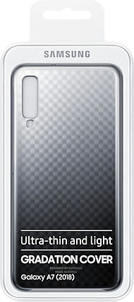Samsung Back Cover Silicon 1mm Negru (Galaxy A7 2018)