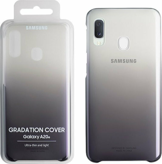 Samsung Gradation Cover Black Back Cover Silicone Black (Galaxy A20e)