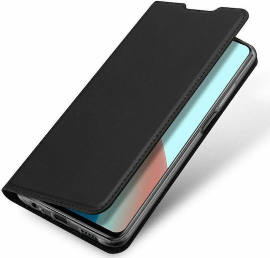 Dux Ducis Skin Pro Book Synthetic Leather 0.5mm Black (Redmi Note 9T)