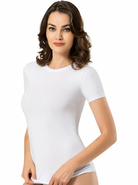 Women's Short Sleeve Cotton T-Shirt White
