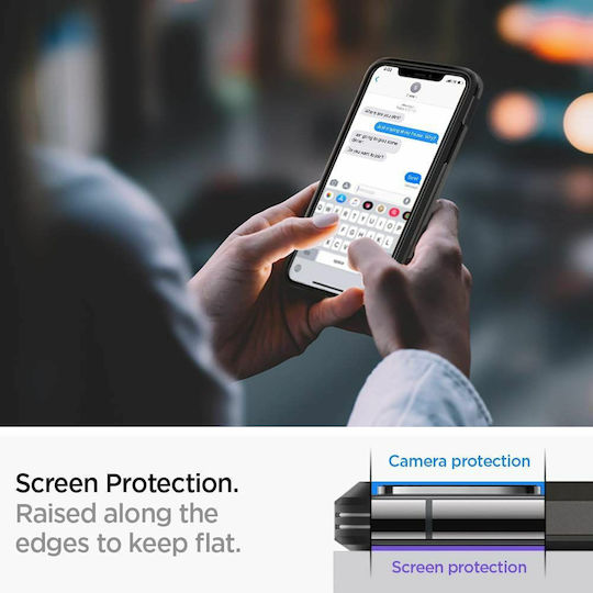 Spigen Tough Armor Back Cover Πλαστικό 2mm Μαύρο (iPhone 11)
