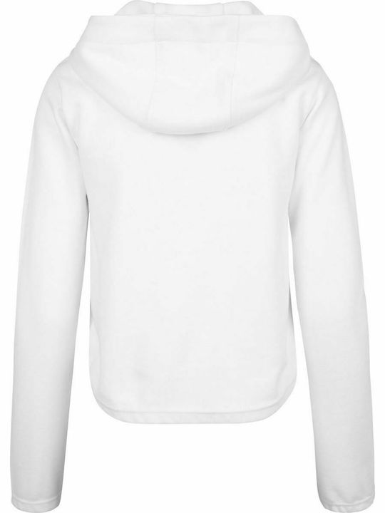 TB1717 Gekürzt Damen Sweatshirt Kapuzen Weiß