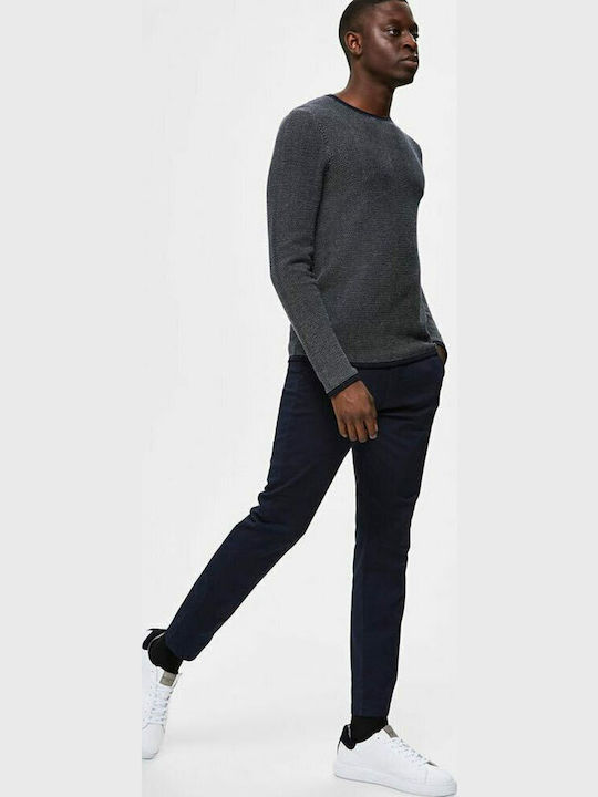 Παντελόνι Chino Ελαστικό σε Slim Εφαρμογή Navy Μπλε