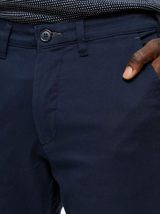 Παντελόνι Chino Ελαστικό σε Slim Εφαρμογή Navy Μπλε