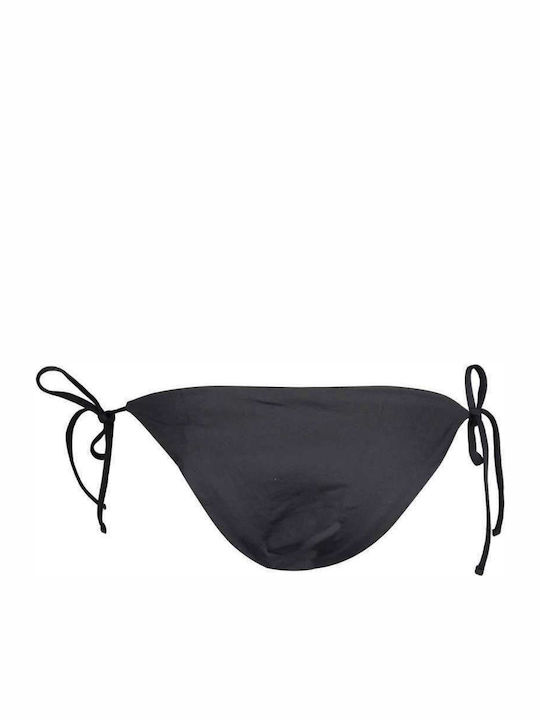 Karl Lagerfeld KL20WBT10 Bikini Slip mit Schnürchen Schwarz KL20WBT10_NERO_BLACK