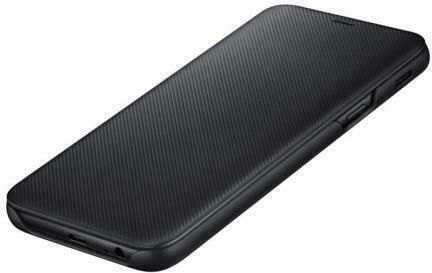 Samsung Buchen Sie Synthetisches Leder Schwarz (Galaxy J6)