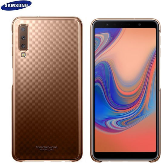 Samsung Back Cover Plastic Gold (Galaxy A7 2018)