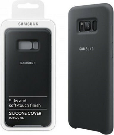 Samsung Protective Ef-pg955ts Umschlag Rückseite Silikon Gray (Galaxy S8+)