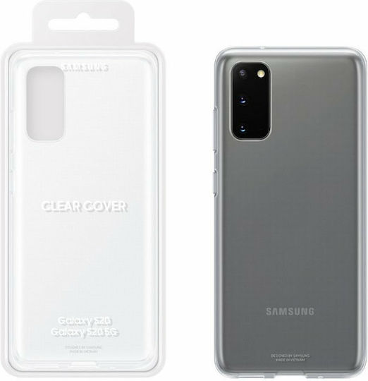 Samsung Back Cover Σιλικόνης Διάφανο (Galaxy S20)