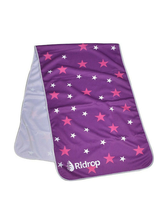 Ridrop Purple Gym Towel 100x30cm 01-03