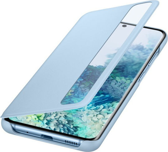 Samsung Book Synthetic Leather / Plastic Light Blue (Galaxy S20)