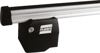 Fabbri Roof Bars Aluminum 180cm. (with Roof Rack Legs and Lock)