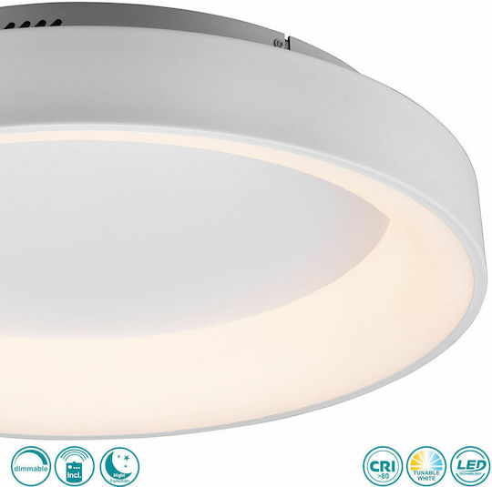 Trio Lighting Girona Πλαφονιέρα 60εκ. LED με Τηλεχειριστήριο