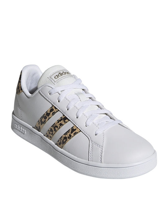 Grand Court Παιδικά Sneakers Cloud White / Champagne Met.