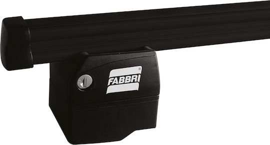 Fabbri Roof Bars Metallic 150cm. (with Roof Rack Legs and Lock) Black
